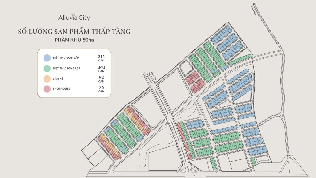 Mặt bằng tổng thể Alluvia City