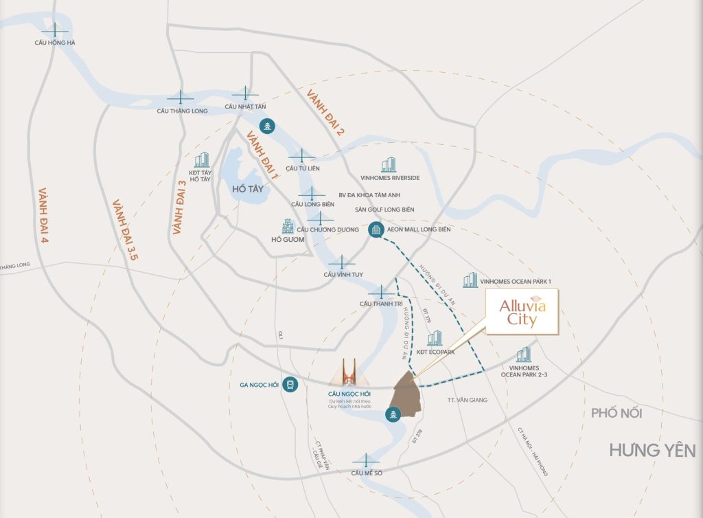 Vị trí dự án Alluvia City